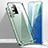 Samsung Galaxy Note 20 5G用ケース 高級感 手触り良い アルミメタル 製の金属製 360度 フルカバーバンパー 鏡面 カバー T02 サムスン グリーン