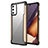 Samsung Galaxy Note 20 5G用ハイブリットバンパーケース プラスチック 兼シリコーン カバー 前面と背面 360度 フル R02 サムスン ゴールド