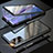 Samsung Galaxy Note 20 5G用ケース 高級感 手触り良い アルミメタル 製の金属製 360度 フルカバーバンパー 鏡面 カバー T01 サムスン ブラック