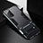 Samsung Galaxy Note 20 5G用ハイブリットバンパーケース スタンド プラスチック 兼シリコーン カバー N02 サムスン ブラック