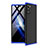 Samsung Galaxy Note 20 5G用ハードケース プラスチック 質感もマット 前面と背面 360度 フルカバー サムスン ネイビー・ブラック