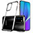 Samsung Galaxy Note 20 5G用極薄ソフトケース シリコンケース 耐衝撃 全面保護 クリア透明 N02 サムスン ブラック