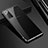 Samsung Galaxy Note 20 5G用極薄ソフトケース シリコンケース 耐衝撃 全面保護 クリア透明 N03 サムスン ブラック