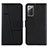 Samsung Galaxy Note 20 5G用手帳型 レザーケース スタンド カバー Y01X サムスン ブラック