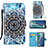 Samsung Galaxy Note 20 5G用手帳型 レザーケース スタンド パターン カバー Y02B サムスン マルチカラー