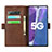 Samsung Galaxy Note 20 5G用手帳型 レザーケース スタンド カバー N02 サムスン 