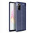 Samsung Galaxy Note 20 5G用シリコンケース ソフトタッチラバー レザー柄 カバー サムスン 