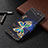 Samsung Galaxy Note 20 5G用手帳型 レザーケース スタンド パターン カバー B03F サムスン 