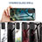 Samsung Galaxy Note 20 5G用ハイブリットバンパーケース プラスチック パターン 鏡面 カバー サムスン 