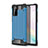 Samsung Galaxy Note 20 Plus 5G用ハイブリットバンパーケース プラスチック 兼シリコーン カバー サムスン ブルー