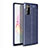 Samsung Galaxy Note 20 Plus 5G用シリコンケース ソフトタッチラバー レザー柄 カバー サムスン 