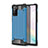 Samsung Galaxy Note 20 Ultra 5G用ハイブリットバンパーケース プラスチック 兼シリコーン カバー サムスン ブルー