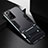 Samsung Galaxy Note 20 Ultra 5G用ハイブリットバンパーケース スタンド プラスチック 兼シリコーン カバー R01 サムスン ブラック