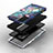 Samsung Galaxy Note 20 Ultra 5G用シリコンケース ソフトタッチラバー 花 A01 サムスン ネイビー