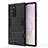 Samsung Galaxy Note 20 Ultra 5G用ハイブリットバンパーケース スタンド プラスチック 兼シリコーン カバー N02 サムスン ブラック