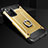 Samsung Galaxy Note 20 Ultra 5G用ハイブリットバンパーケース プラスチック アンド指輪 兼シリコーン カバー N01 サムスン ゴールド