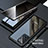 Samsung Galaxy Note 20 Ultra 5G用ケース 高級感 手触り良い アルミメタル 製の金属製 360度 フルカバーバンパー 鏡面 カバー LK1 サムスン ブラック