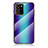 Samsung Galaxy Note 20 Ultra 5G用ハイブリットバンパーケース プラスチック 鏡面 虹 グラデーション 勾配色 カバー LS2 サムスン ネイビー