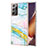 Samsung Galaxy Note 20 Ultra 5G用シリコンケース ソフトタッチラバー バタフライ パターン カバー Y05B サムスン カラフル