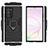 Samsung Galaxy Note 20 Ultra 5G用ハイブリットバンパーケース プラスチック アンド指輪 マグネット式 N01 サムスン 