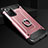 Samsung Galaxy Note 20 Ultra 5G用ハイブリットバンパーケース プラスチック アンド指輪 兼シリコーン カバー N01 サムスン 
