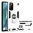 Samsung Galaxy Note 20 Ultra 5G用ハイブリットバンパーケース プラスチック アンド指輪 マグネット式 サムスン 