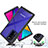 Samsung Galaxy Note 20 Ultra 5G用360度 フルカバー ハイブリットバンパーケース クリア透明 プラスチック カバー ZJ1 サムスン 