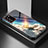 Samsung Galaxy Note 20 Ultra 5G用ハイブリットバンパーケース プラスチック パターン 鏡面 カバー LS1 サムスン 