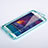 Samsung Galaxy Note 4 SM-N910F用ソフトケース フルカバー クリア透明 サムスン ブルー