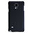 Samsung Galaxy Note 4 SM-N910F用ハードケース プラスチック 質感もマット M05 サムスン ブラック