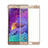 Samsung Galaxy Note 4 SM-N910F用強化ガラス フル液晶保護フィルム サムスン ゴールド