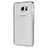 Samsung Galaxy Note 5 N9200 N920 N920F用極薄ソフトケース シリコンケース 耐衝撃 全面保護 クリア透明 T06 サムスン グレー