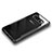 Samsung Galaxy Note 8用ハイブリットバンパーケース クリア透明 プラスチック R04 サムスン ブラック