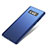 Samsung Galaxy Note 8用ハードケース プラスチック 質感もマット 前面と背面 360度 フルカバー サムスン ネイビー