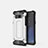 Samsung Galaxy Note 8用360度 フルカバー極薄ソフトケース シリコンケース 耐衝撃 全面保護 バンパー S02 サムスン ホワイト