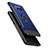 Samsung Galaxy Note 8 Duos N950F用ハイブリットバンパーケース プラスチック アンド指輪 兼シリコーン A01 サムスン ネイビー