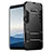 Samsung Galaxy Note 9用ハイブリットバンパーケース スタンド プラスチック 兼シリコーン サムスン ブラック