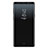 Samsung Galaxy Note 9用シリコンケース ソフトタッチラバー ツイル サムスン ブラック