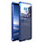 Samsung Galaxy Note 9用ケース 高級感 手触り良い アルミメタル 製の金属製 360度 フルカバーバンパー 鏡面 カバー M01 サムスン ネイビー