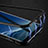 Samsung Galaxy Note 9用ケース 高級感 手触り良い アルミメタル 製の金属製 360度 フルカバーバンパー 鏡面 カバー M02 サムスン 