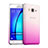 Samsung Galaxy On5 G550FY用ハードケース グラデーション 勾配色 クリア透明 サムスン ピンク