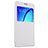 Samsung Galaxy On5 G550FY用手帳型 レザーケース スタンド サムスン ホワイト