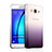 Samsung Galaxy On5 Pro用ハードケース グラデーション 勾配色 クリア透明 サムスン パープル