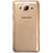 Samsung Galaxy On5 Pro用極薄ソフトケース シリコンケース 耐衝撃 全面保護 クリア透明 T03 サムスン ゴールド