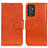 Samsung Galaxy Quantum2 5G用手帳型 レザーケース スタンド カバー N05P サムスン オレンジ