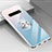 Samsung Galaxy S10 5G用極薄ソフトケース シリコンケース 耐衝撃 全面保護 クリア透明 アンド指輪 マグネット式 C01 サムスン クリア