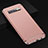 Samsung Galaxy S10 5G用ケース 高級感 手触り良い メタル兼プラスチック バンパー T01 サムスン ローズゴールド