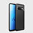 Samsung Galaxy S10 5G用シリコンケース ソフトタッチラバー ツイル カバー Y01 サムスン ブラック