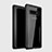 Samsung Galaxy S10 5G用ハイブリットバンパーケース クリア透明 プラスチック 鏡面 カバー H01 サムスン ブラック