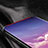 Samsung Galaxy S10 5G用シリコンケース ソフトタッチラバー レザー柄 Q01 サムスン ブラック